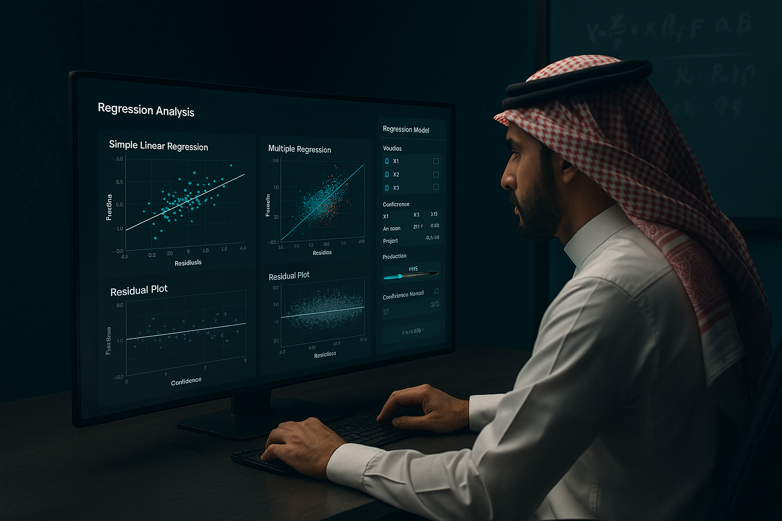 تحليل الانحدار AS102